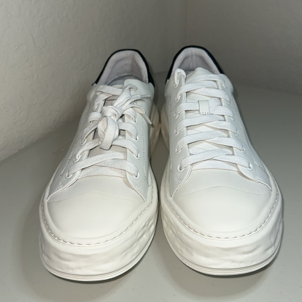 STEVE MADDEN MACRAE WHITE LEATHER NEW, size 13, very comfy, last one! MAC02M1